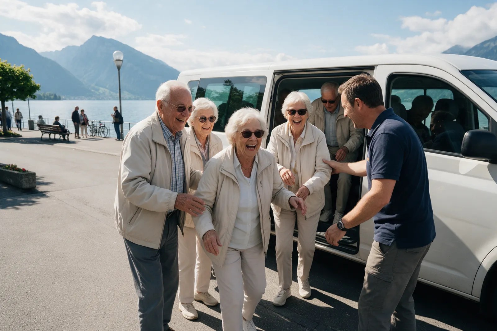 Ausflüge und Sammeltransporte